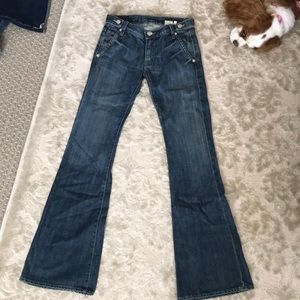 Bcbg max azria jeans size 25 sexy slightly flared